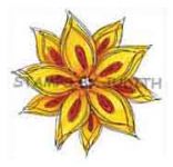 I-175-HK Lg. Jewel Flower